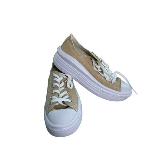 NEW Converse Chuck Taylor All Star Move Platform Low Nutty Granola Women’s Sz 8 - Picture 1 of 8